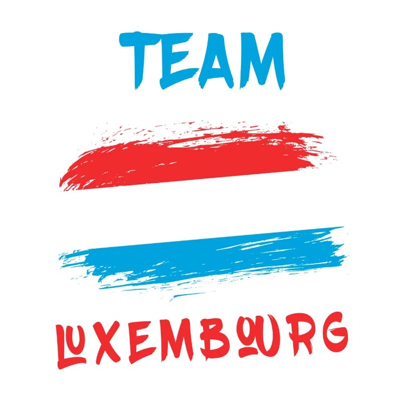 Drapeaux de l'équipe du Luxembourg