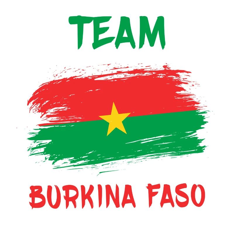 Conception du drapeau de l'équipe Burkina Faso