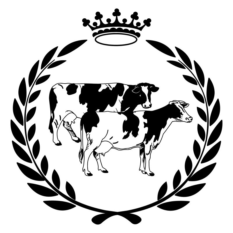 Couronne de laurier de vache primée