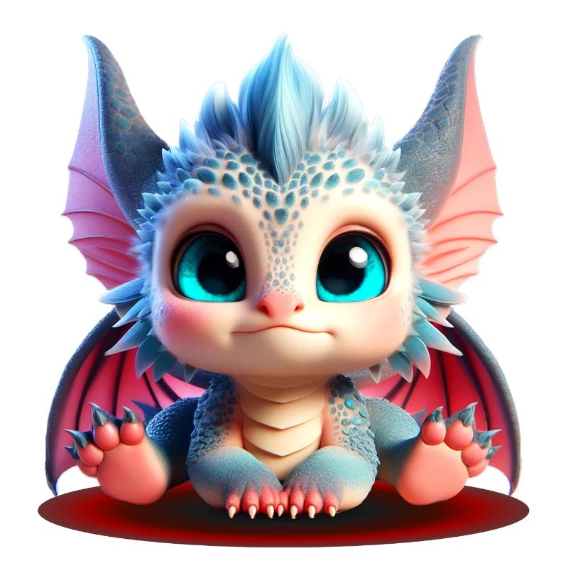 Adorables bébés Dragons | Édition Chibi colorée