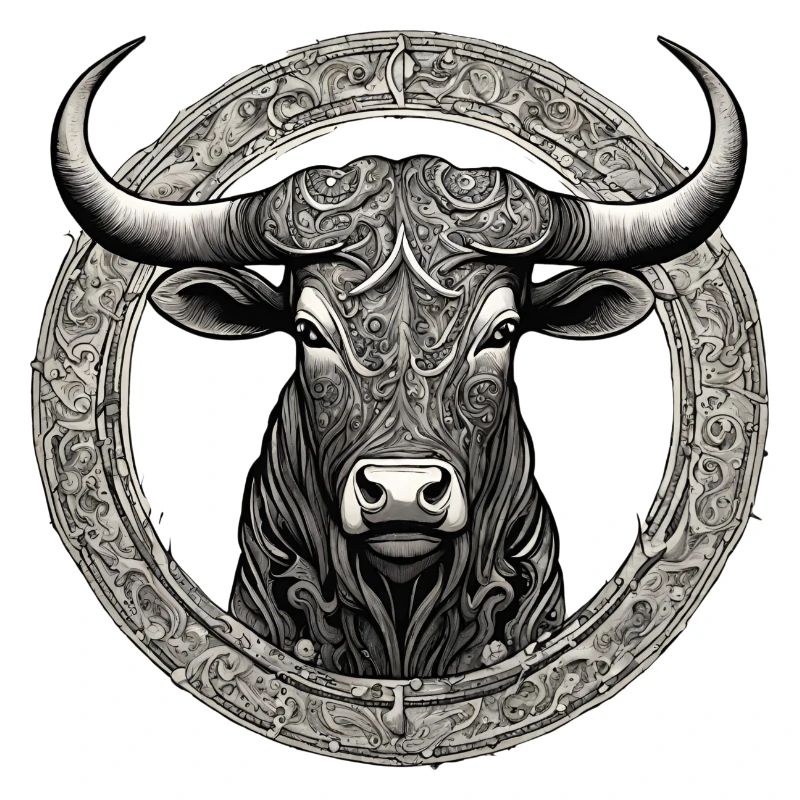 Taurus Widder Bulle Kuh ochse Designe