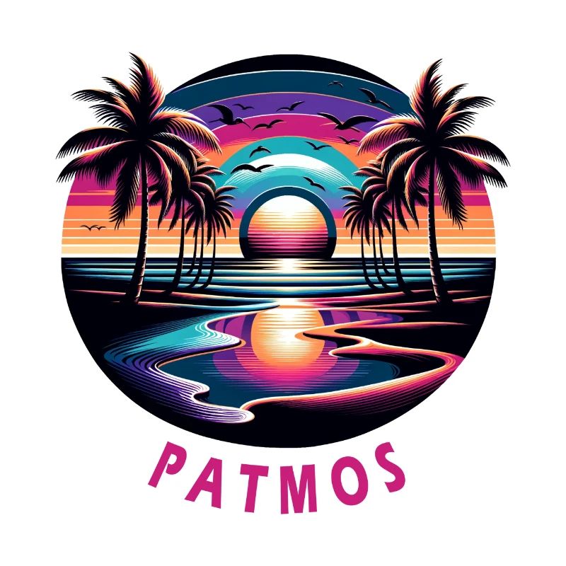 Patmos Greece vacation beach sunset