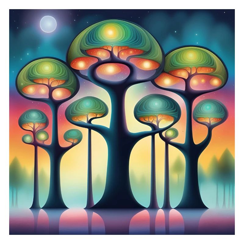 Hundertwasser Bäume