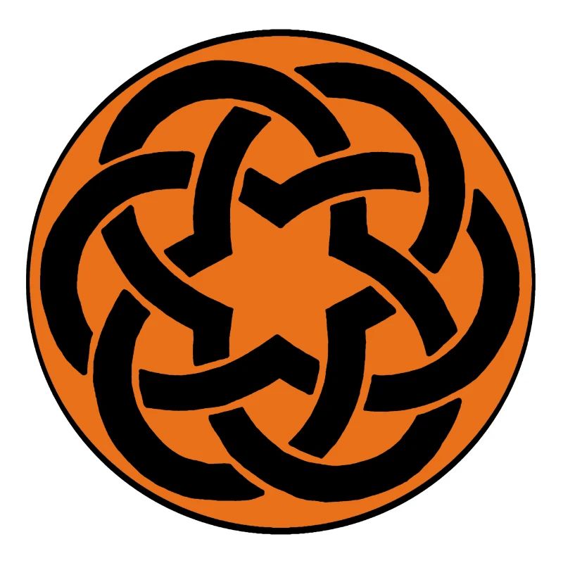 étoile celte orange