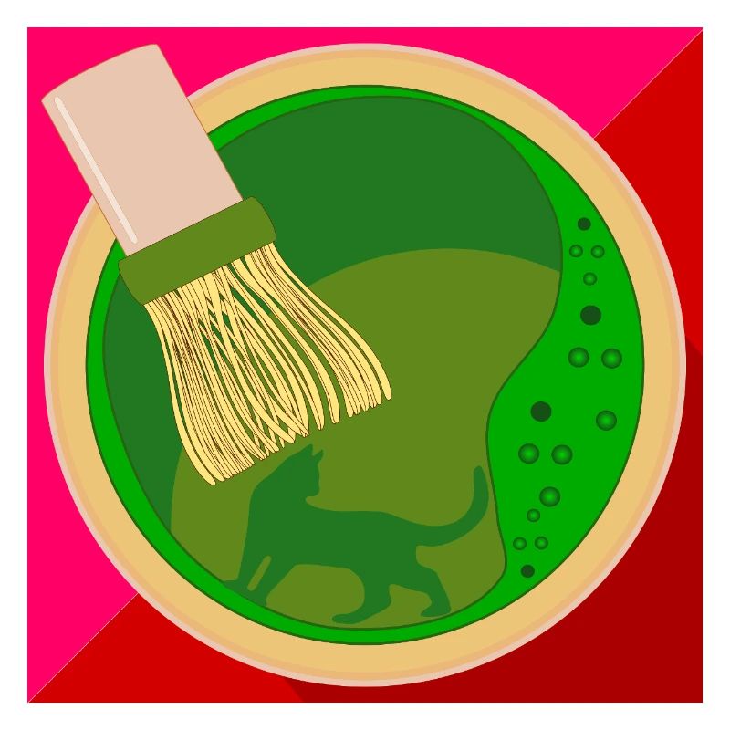 Chat Thé Vert Matcha