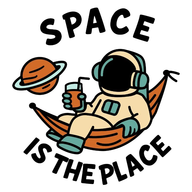 Explorer de l’espace astronaute design relaxant