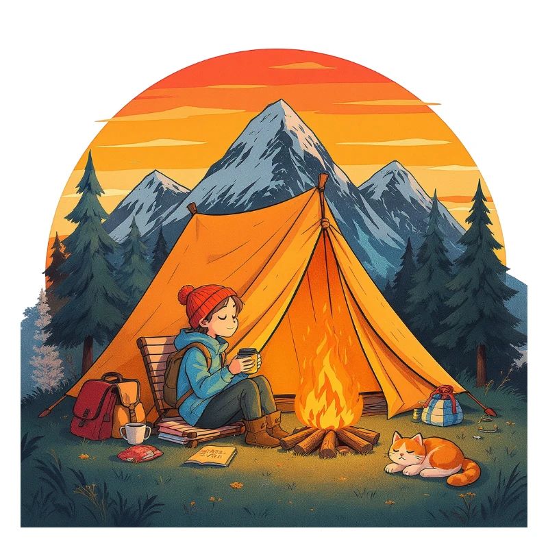 Camping mit Katze