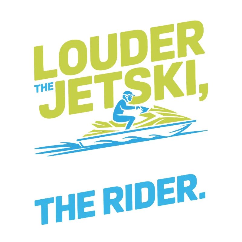 Plus le pilote de jetski est bruyant