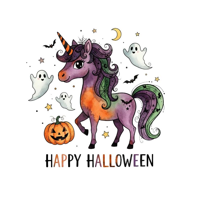 Halloween Einhorn