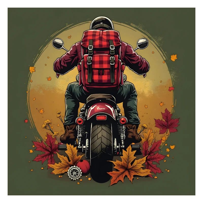 Gingham Backpack + Bike Gear