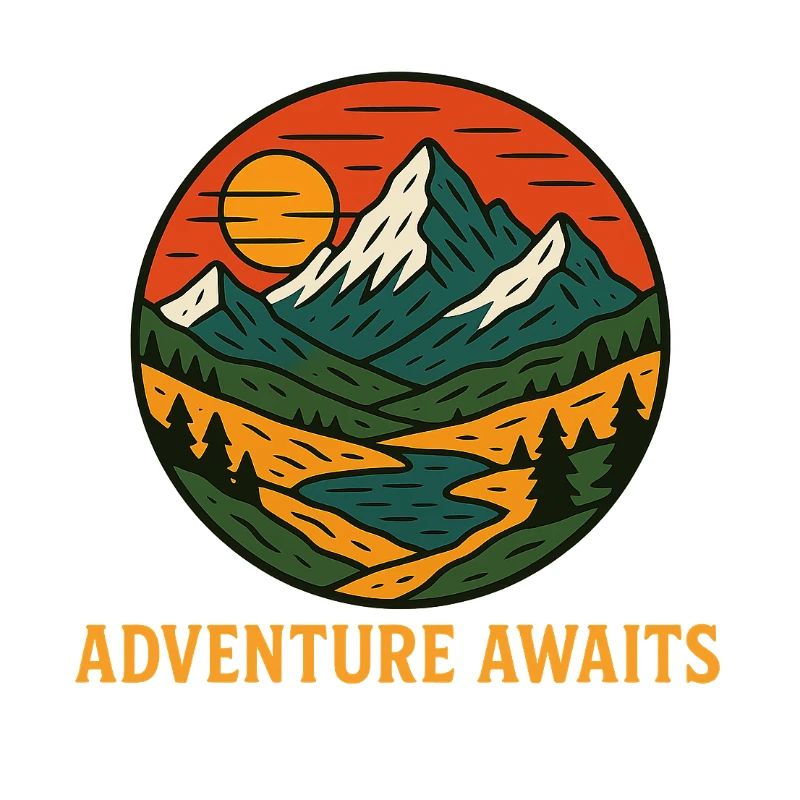 Adventure awaits mountain scenery