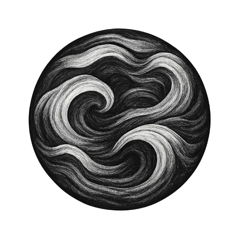 Tourbillon Noir et Blanc