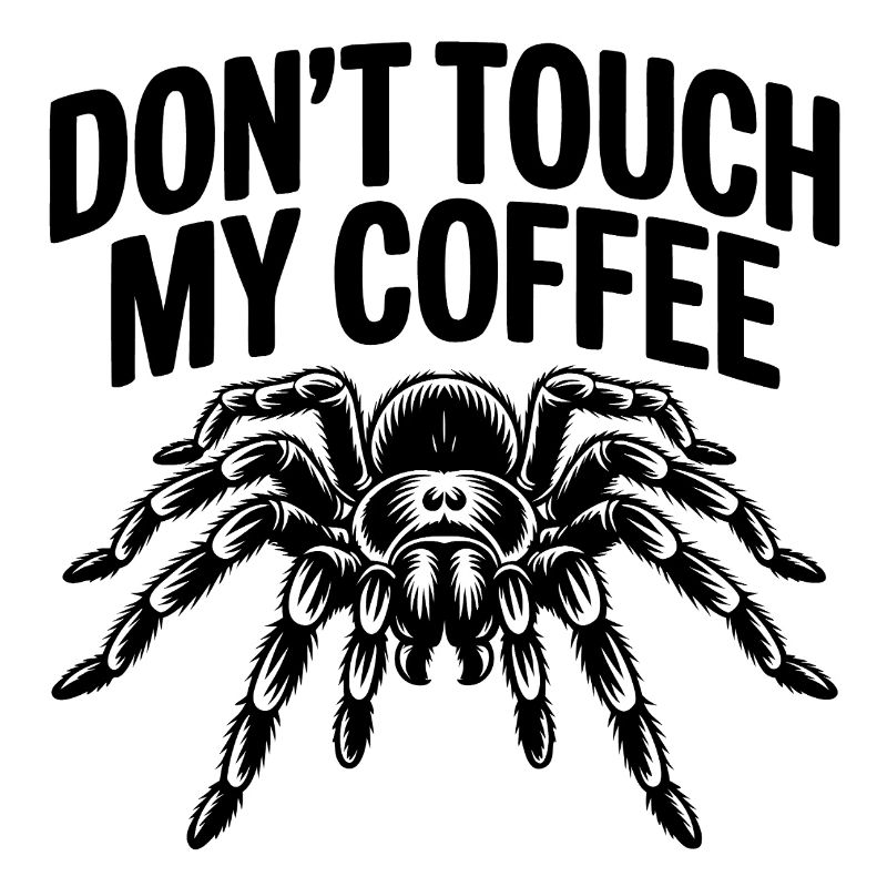 « Ne touchez pas à mon café » Rétro Statement Design