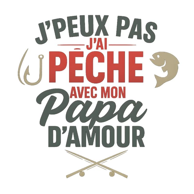 Pêche avec papa d'amour