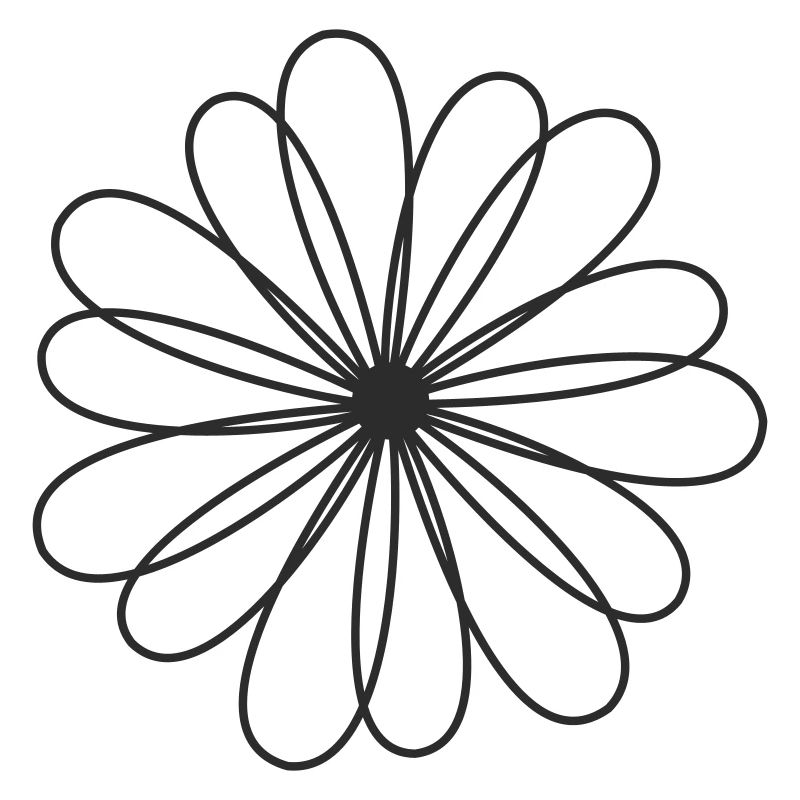 Blüte– Abstraktes Blütenmuster