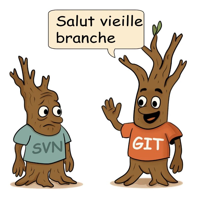 SVN Git developer humor t-shirt