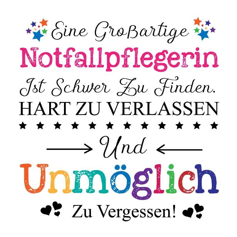 Notfallpflegerin Beruf Geschenk Abschied Pflegerin