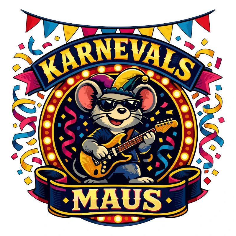 Karneval Maus Rock Köln Alaaf Geschenk