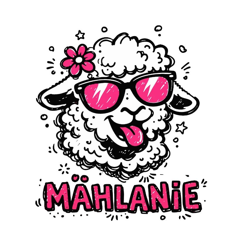 Mählanie Funny Sheep Named Gift