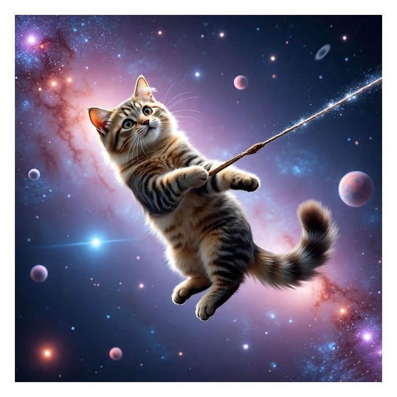 Chat dans l’espace