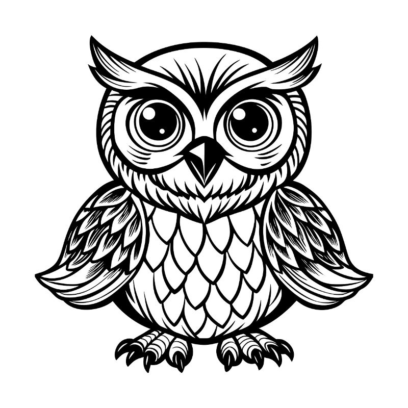 Bébé hibou