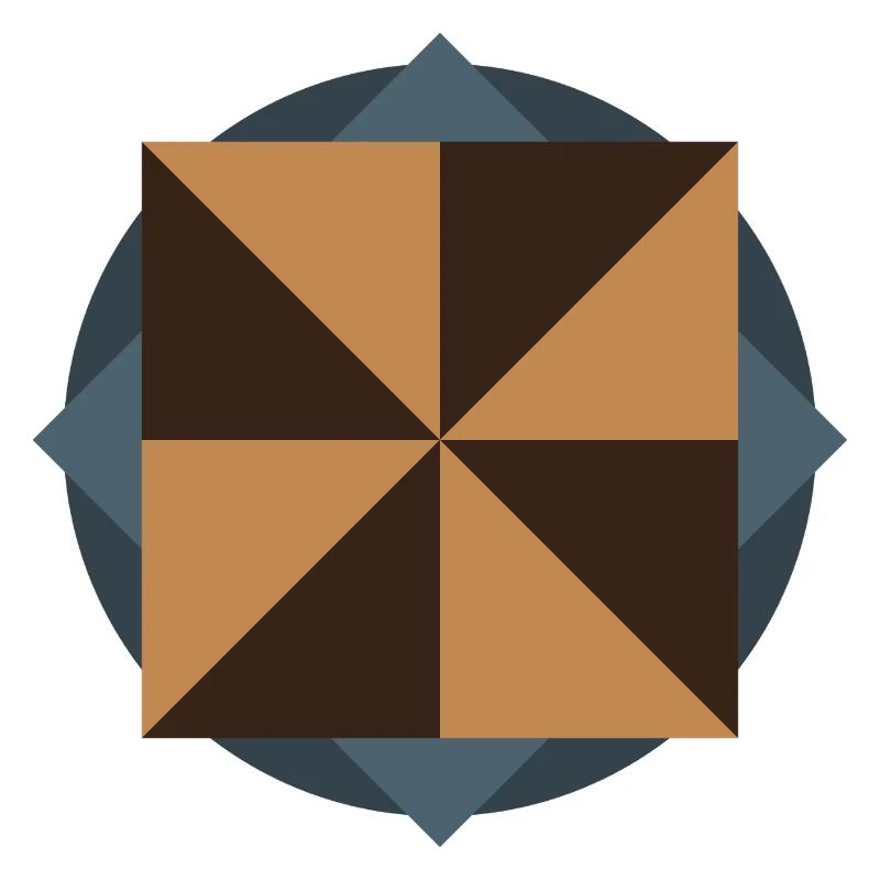 GÉOMÉTRIE DU NOYAU PYRAMIDAL | Œuvres d’art Basic Shapes