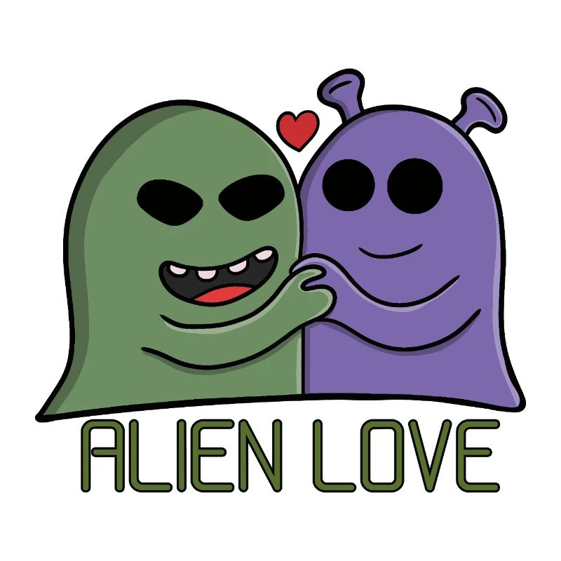 Duo d’amour extraterrestre