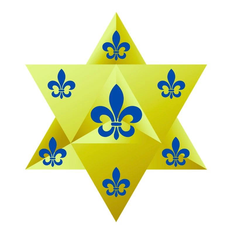 Merkaba Star & Feur de lis