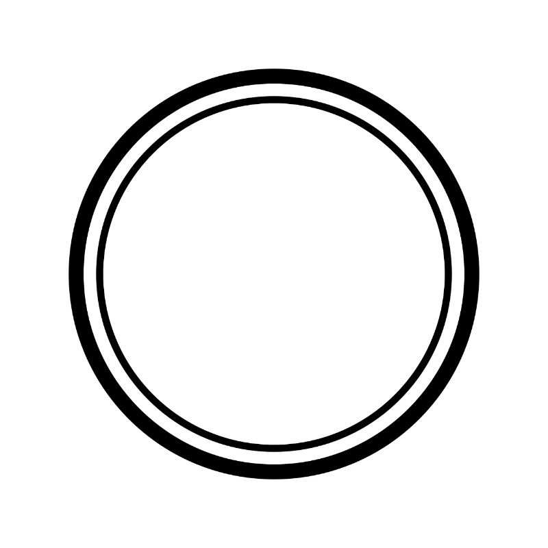 Double Circle Frame