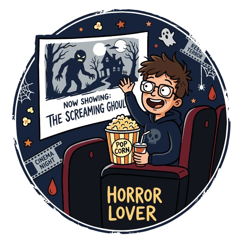 Horror Lover Cinema Night Design