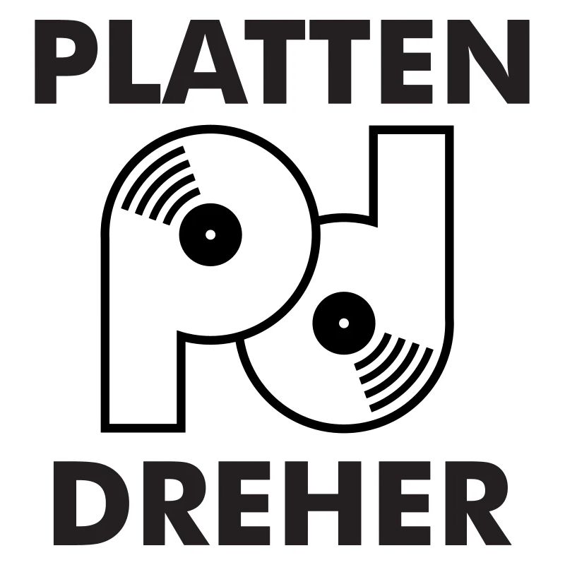 Plattendreher Logo mit Schriftzug