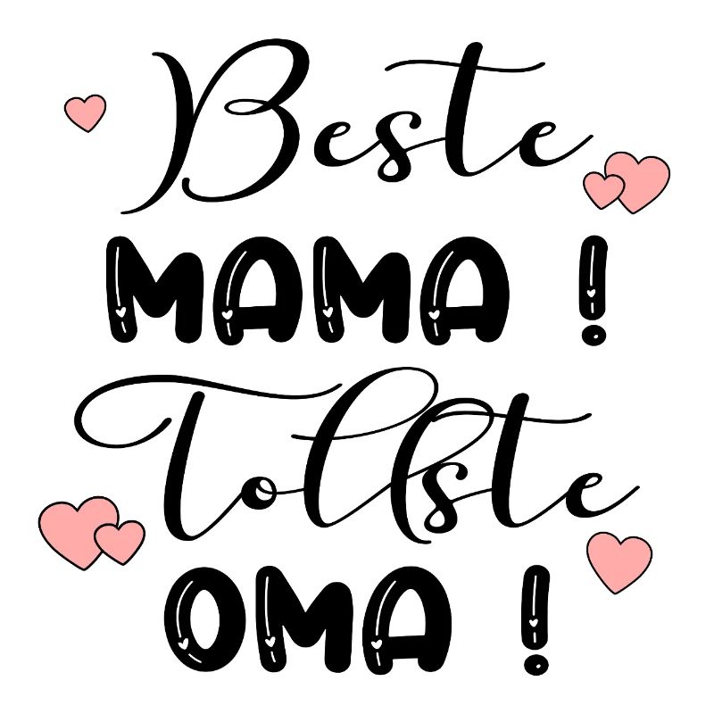Muttertag Oma - Mama Herz