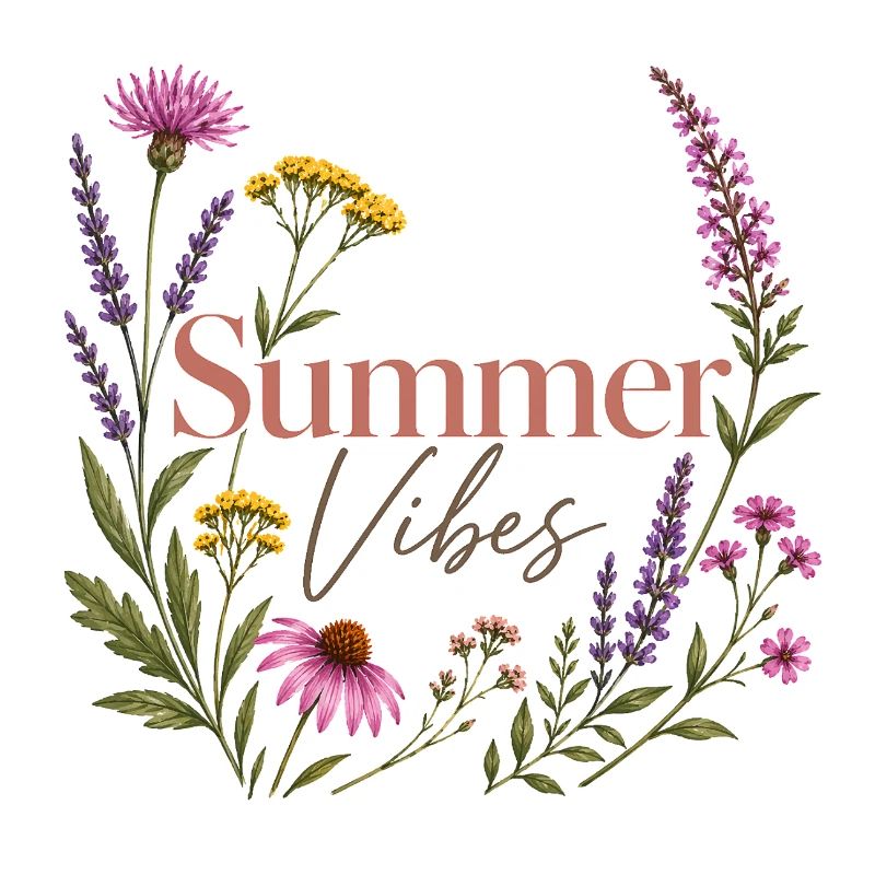 Couronne de fleurs Summer Vibes