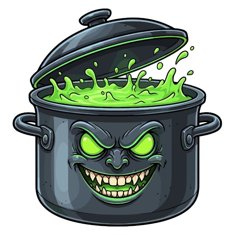Spooky Green Pot Magic