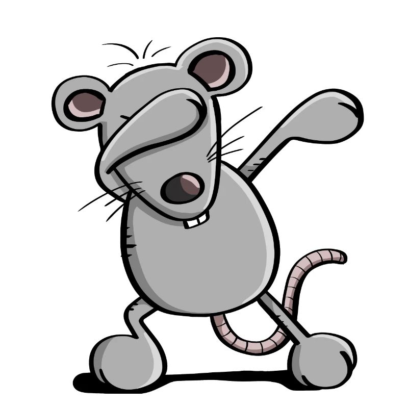 Coole Dab Dance Maus - Dabbing Ratte - Comic