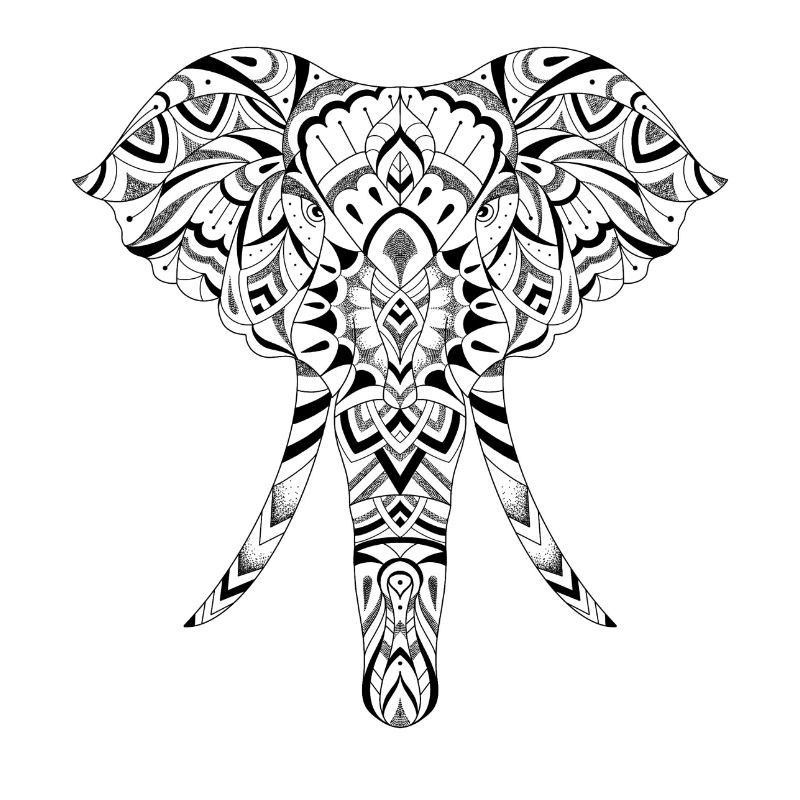 Éléphant graphique