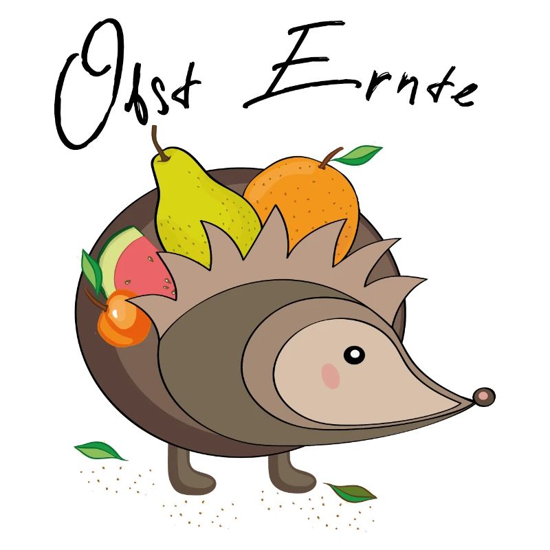 Obst Ernte Igel