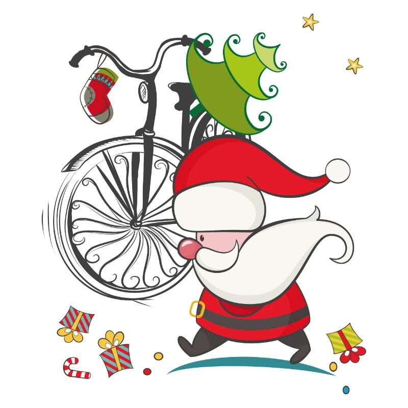 Weihnachtsmann im Stress