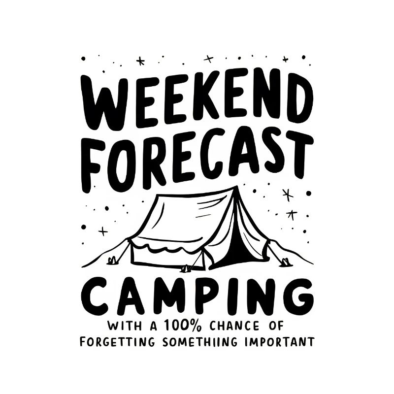Prévisions de camping pour le week-end