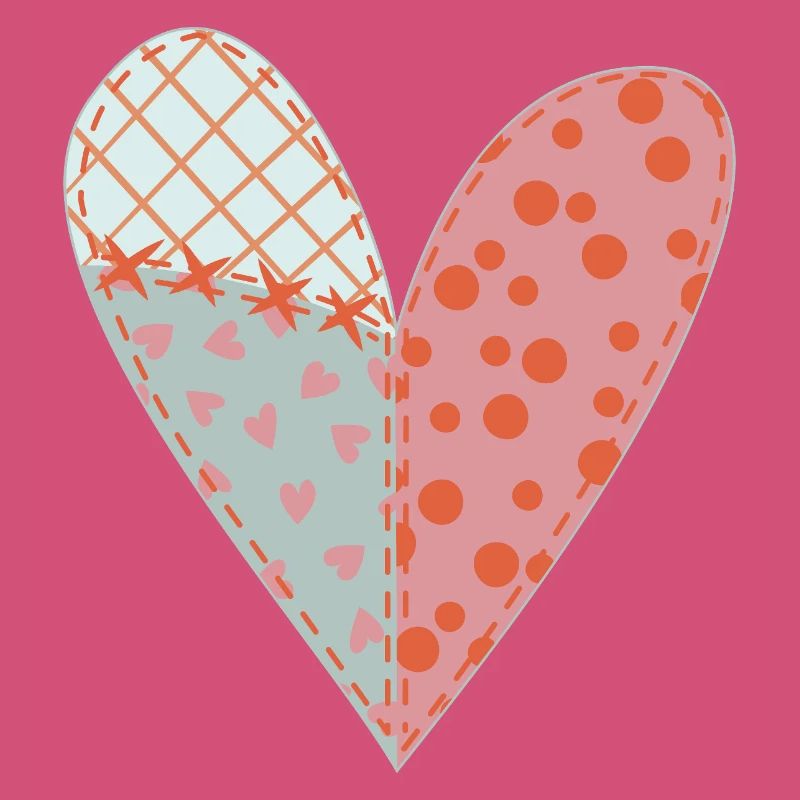 Patchwork Herz Nr. 11