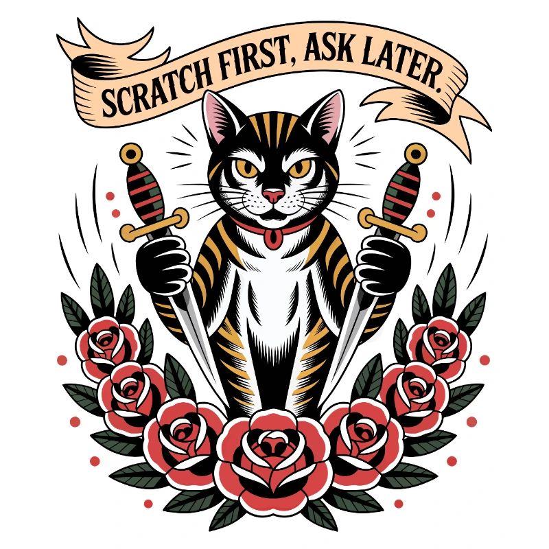 Grattez le premier chat