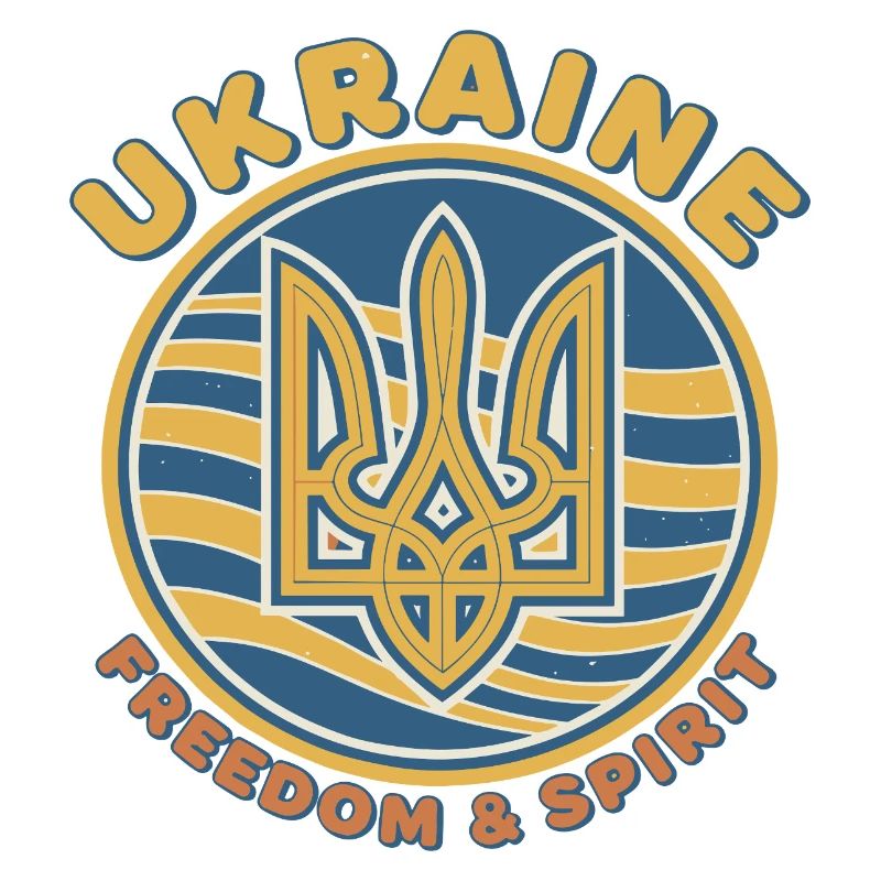 Ukraine Freiheit Geist Emblem