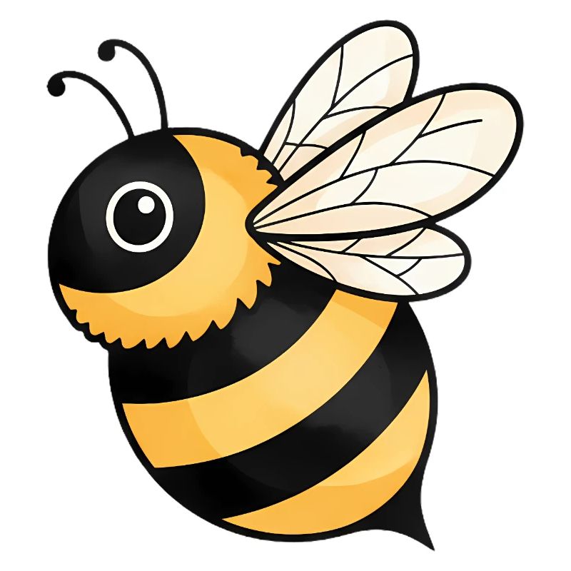 Happy Bee Jaune Noir