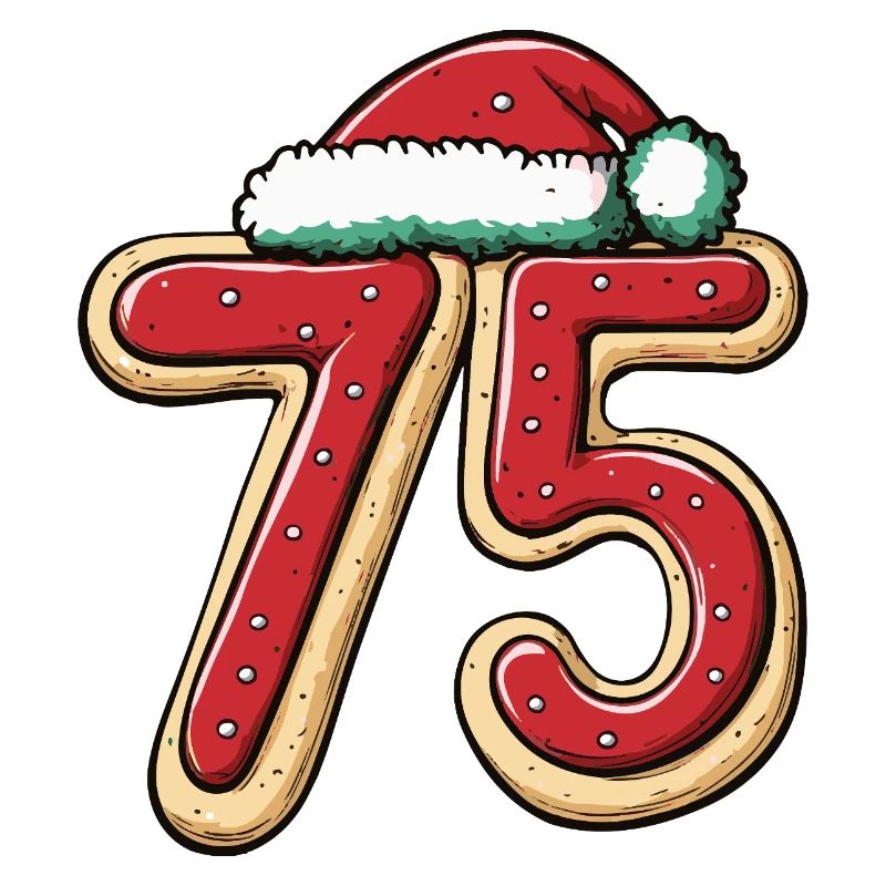 75 Numéro Biscuit Noël