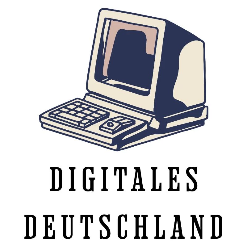 80s Style Retro Computer Digital Germany