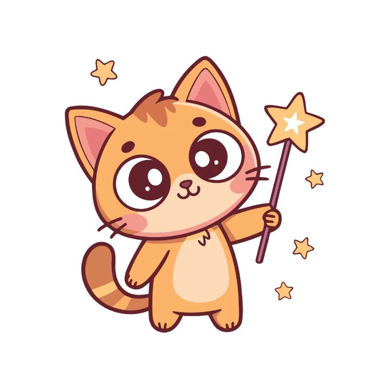Chat Magicien Des Étoiles