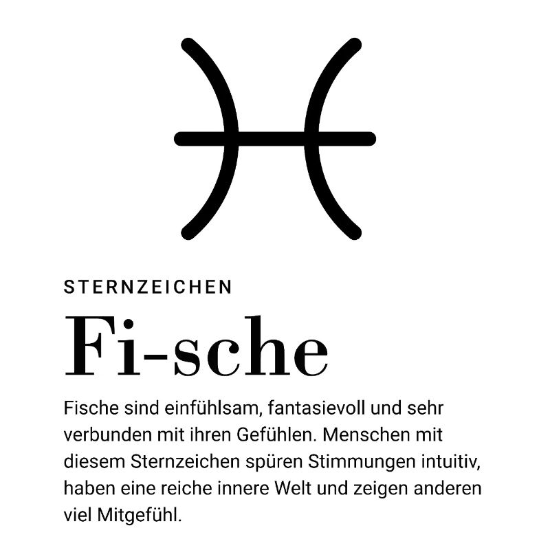 Sternzeichen Fische