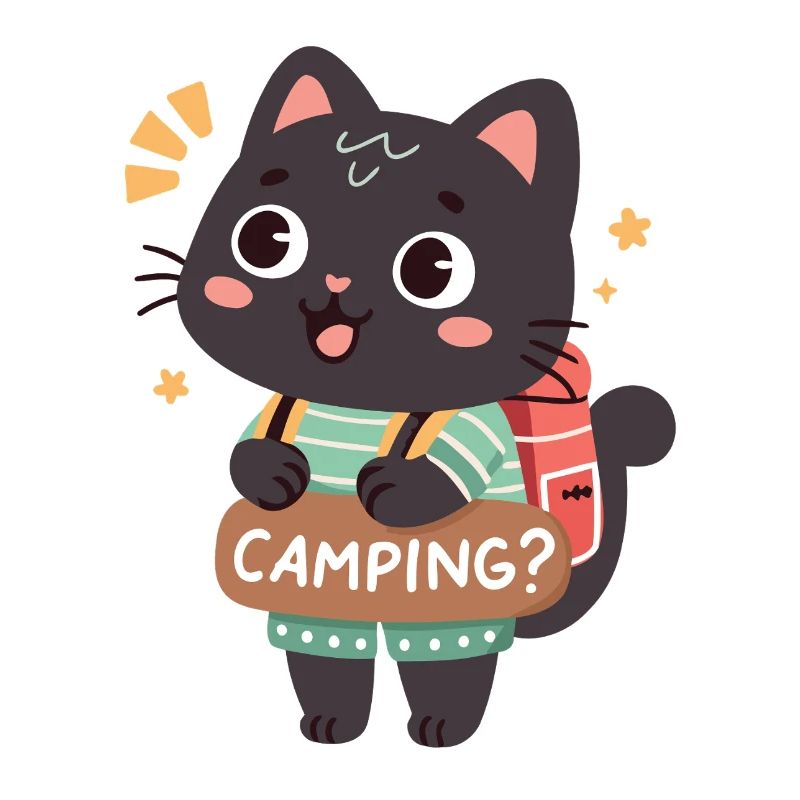 Colorful Camper Kitten
