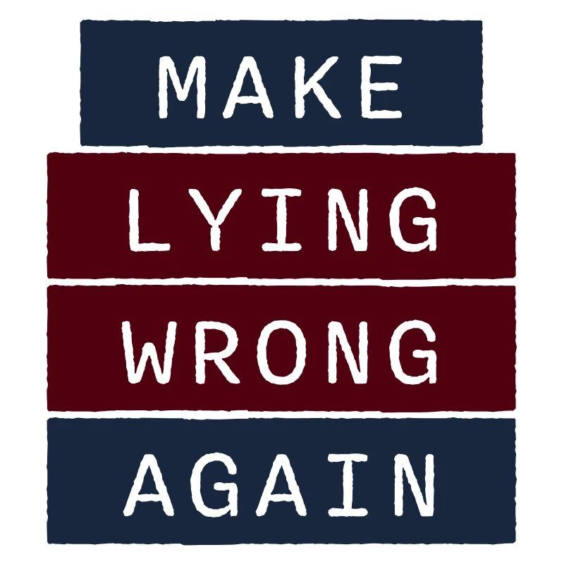 Logo de déclaration politique « Make Fooling Wrong Again »
