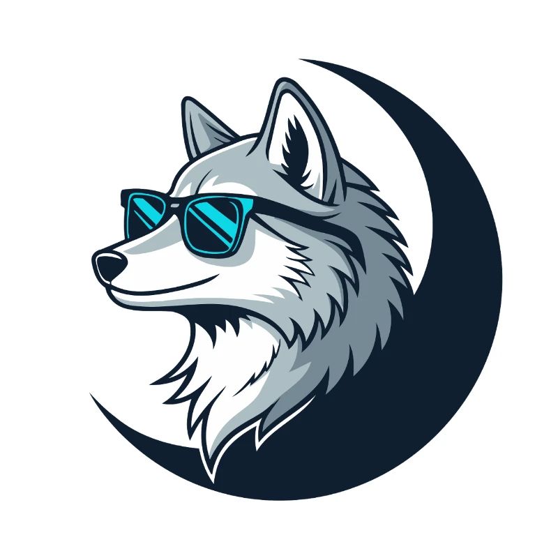 Wolf Whimsical Sunglasses